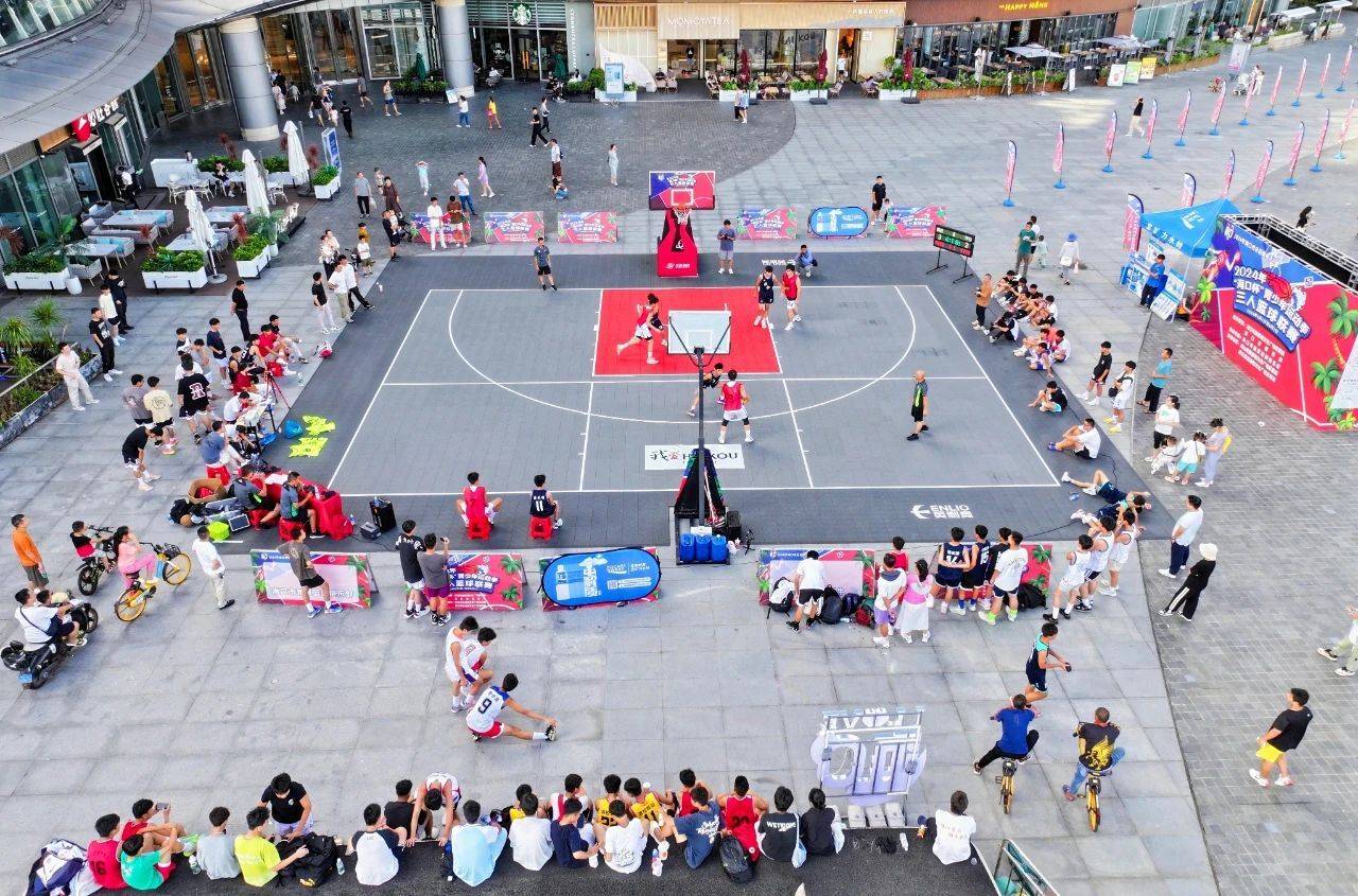 夏风张扬·六月别样|华彩61海口湾青春来袭!_比赛_篮球_广场