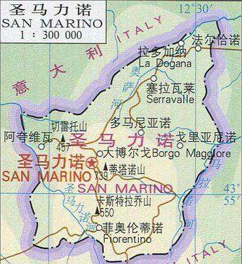 甚至在倍数低一些的世界地图上,都找不到这么个小国.