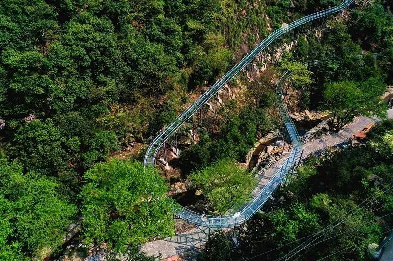 【桐庐山湾湾漂流】山湾湾激情探险漂流 高空刺激玻璃滑道,双漂流给你