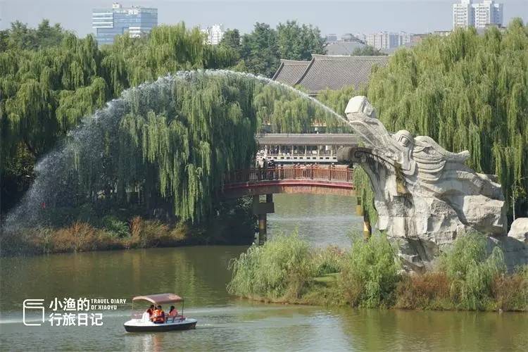 西安,我都会建议他们绕过大唐芙蓉园,去隔壁免费的曲江池遗址公园逛逛