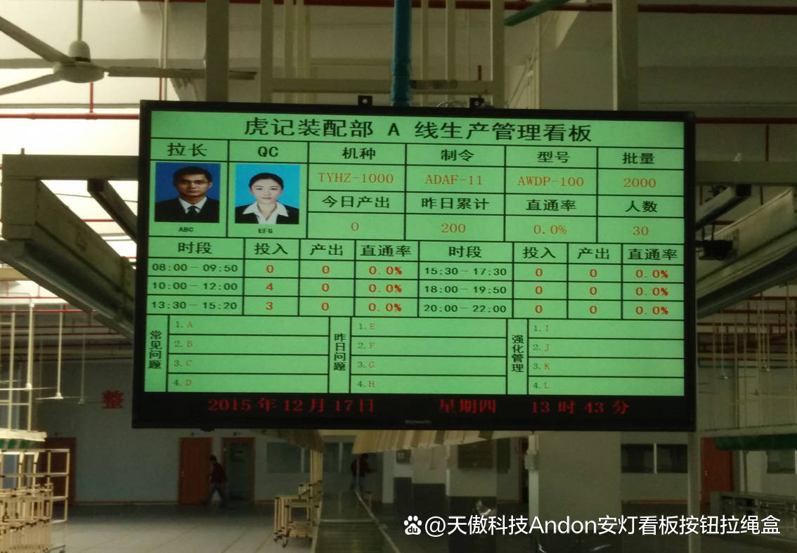 工业液晶电子看板:打造智慧工厂,提升企业核心竞争力