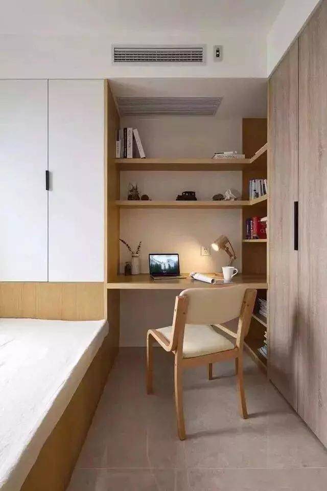 卧室书房结合设计,榻榻米成新宠,七款实例验证其超实用性!