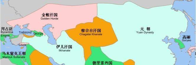 蒙古四大汗国旗帜图片