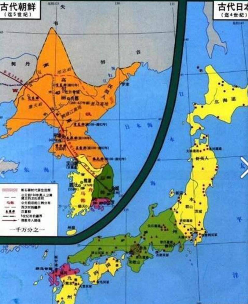 再加上岛国日本,他们那时与大陆交流主要通过百济,而且当时日本还在