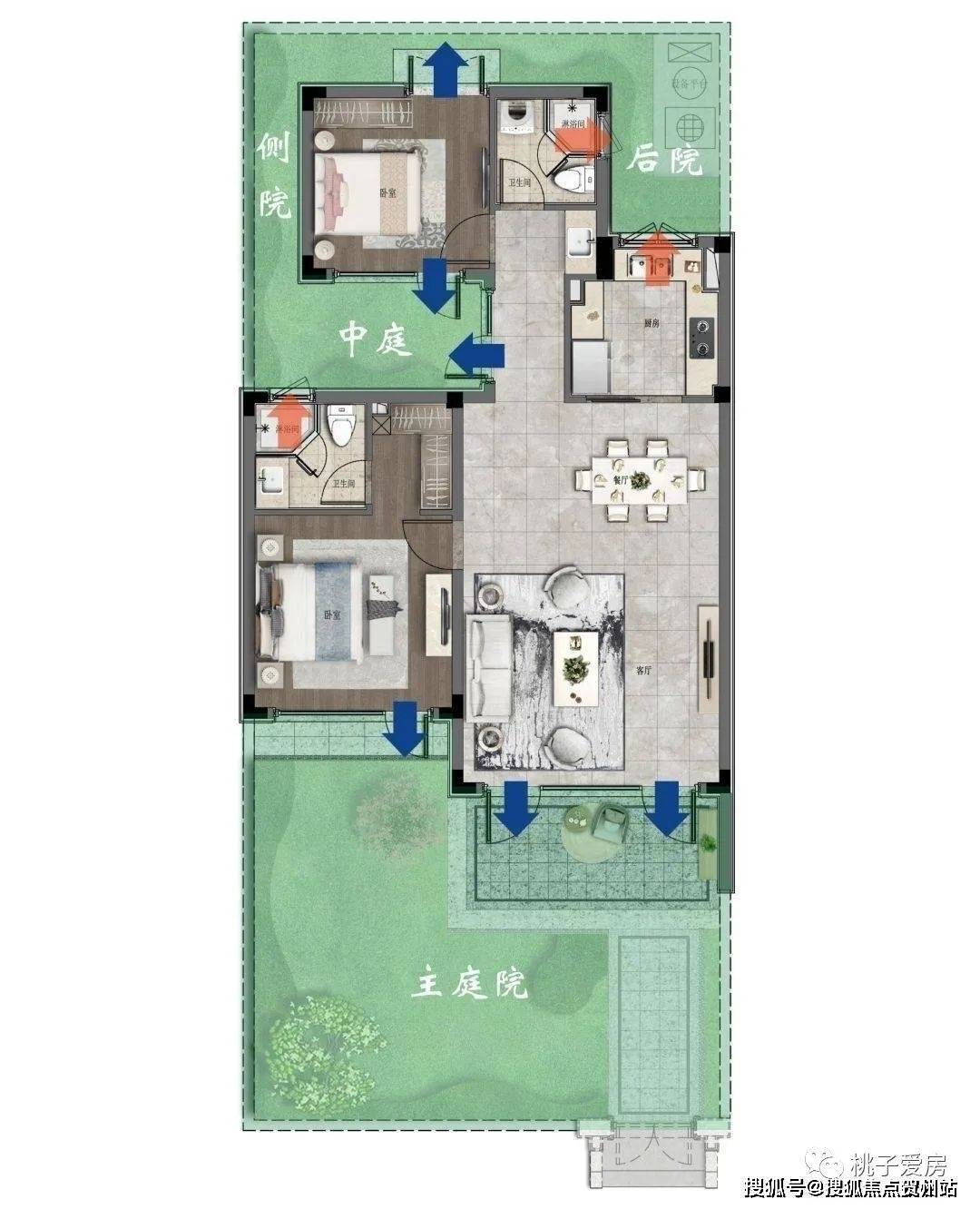 杭州桃花源平面图图片