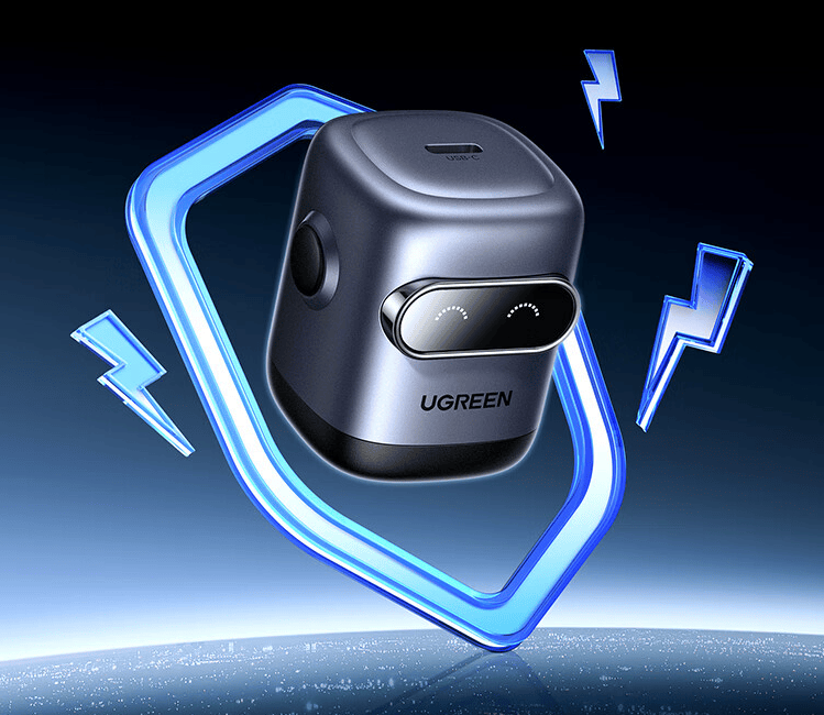 绿联推出30w小机器人氮化镓充电器,低温快充更稳定,多重保护更安全