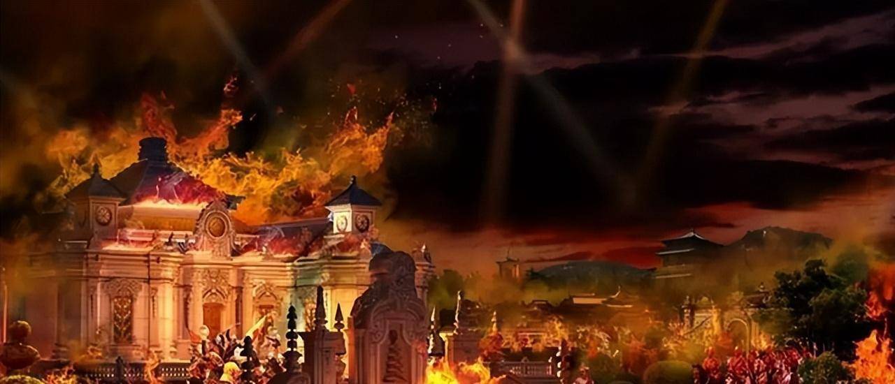 英国公布的圆明园被毁前照片,消失的"仙境"重现人间