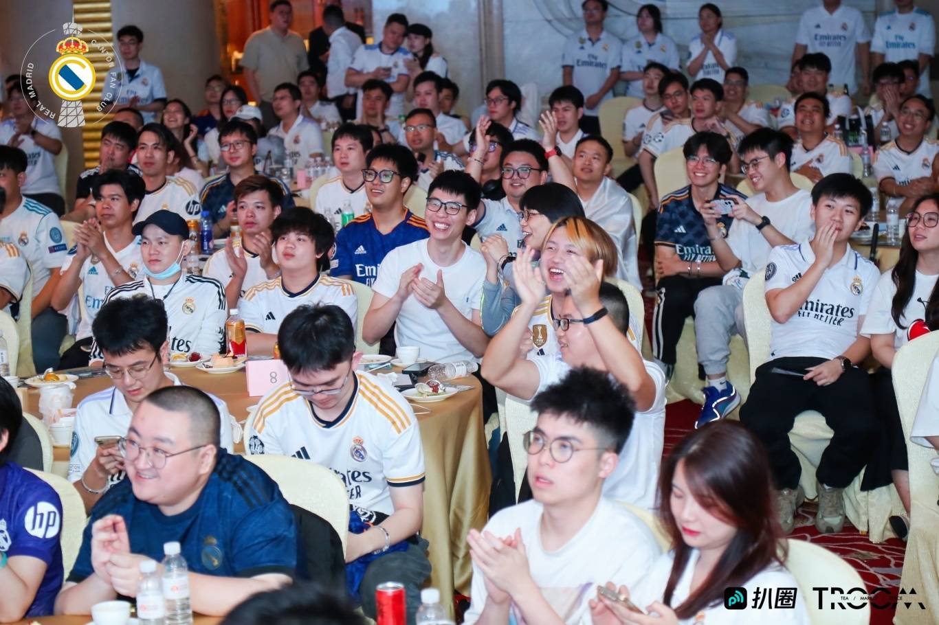 扒圈联合广州球迷会共襄盛举,见证皇马欧冠荣耀登顶!