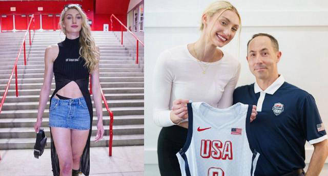 库里妹妹卡梅伦-布林克入选奥运名单,身高1米94白富美喜极而泣