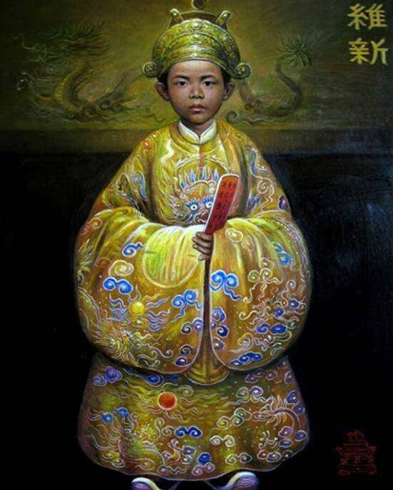 越南历史最后一个朝代-阮王朝历代皇帝画像