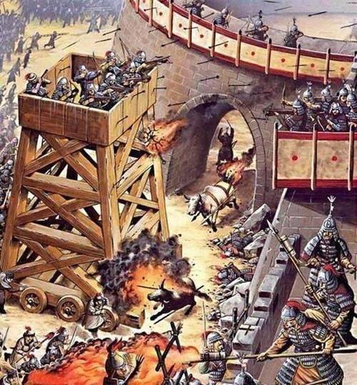 古代攻城,为何常选云梯,地道进攻,却很少有人敢放火烧城门?