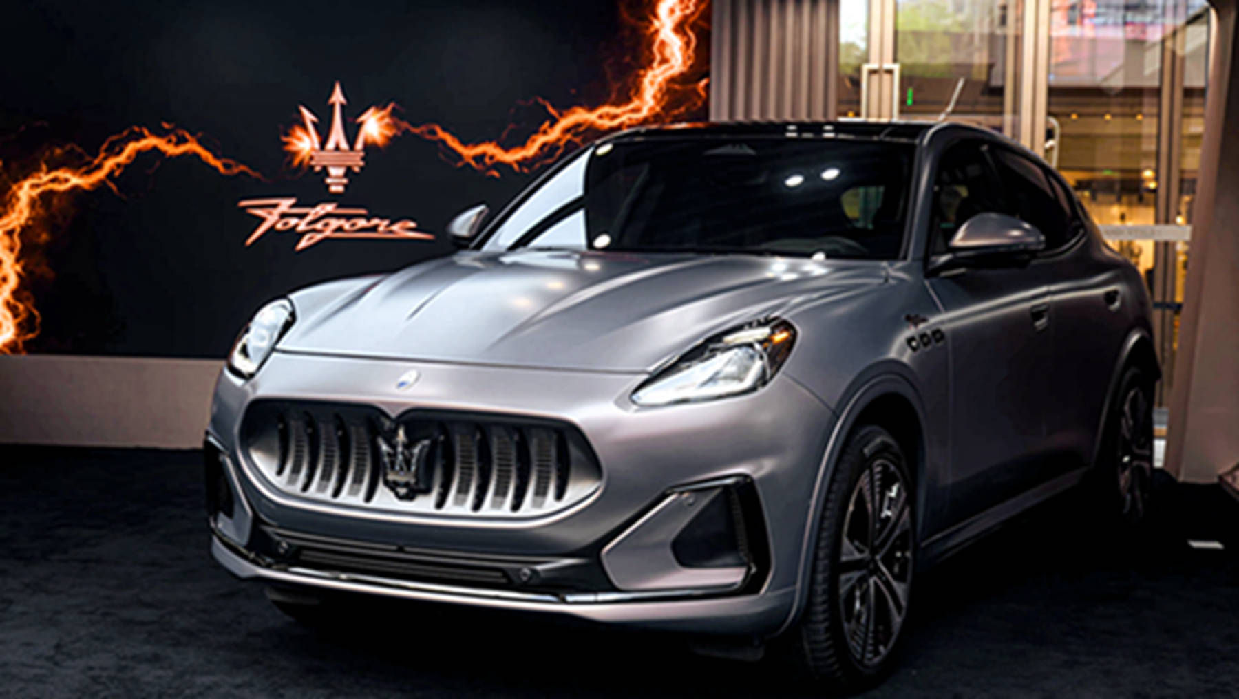 玛莎拉蒂folgore纯电系列车型登陆上海,多维诠释潮流型格