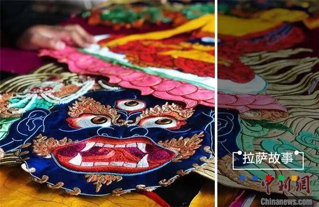 【拉萨故事】国家级非遗,指尖上的堆绣唐卡