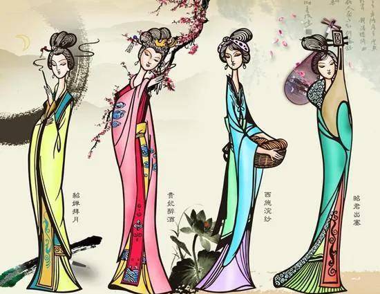 中国古代四大美女,为何三人没有子嗣?请看她们的美女人生