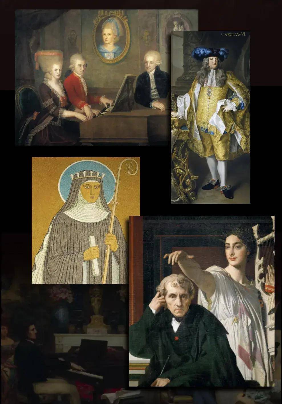 从11世纪发明记谱法的意大利僧侣圭多﹒达莱佐,到家喻户晓的德国音乐