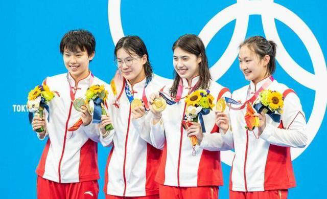 中国游泳女冠军名单图片
