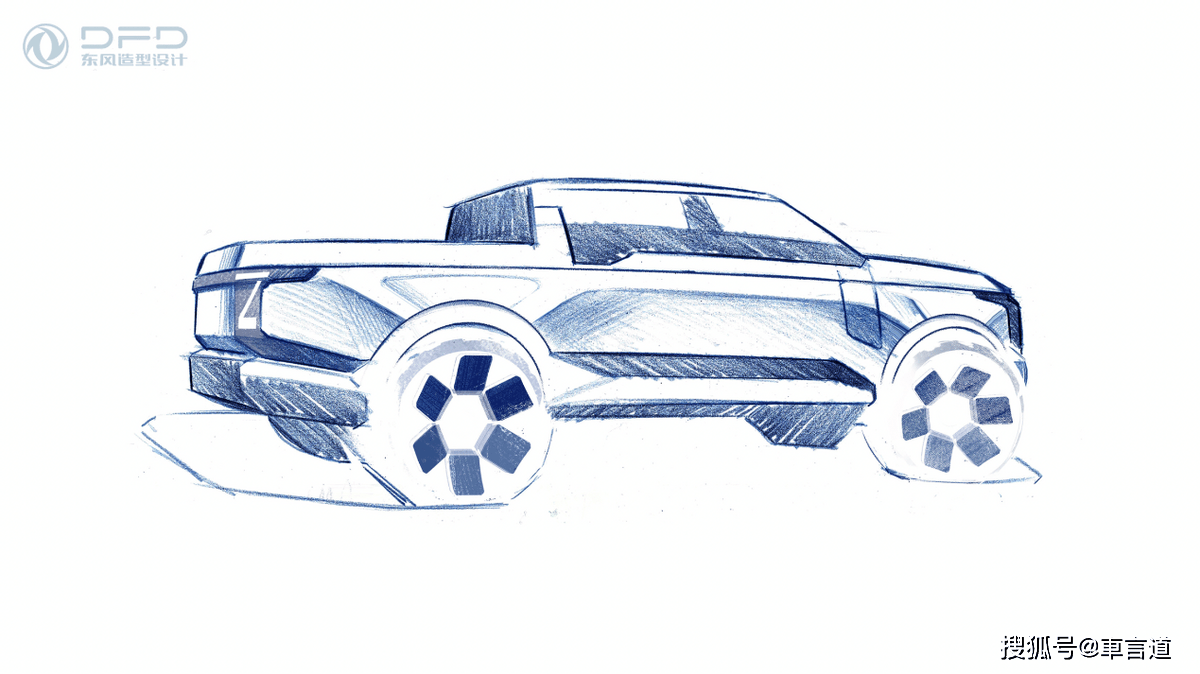 郑州日产p20,全新中高端皮卡设计线稿曝光_搜狐汽车_搜狐网