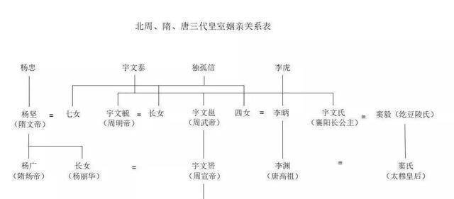 杨坚李渊关系图图片