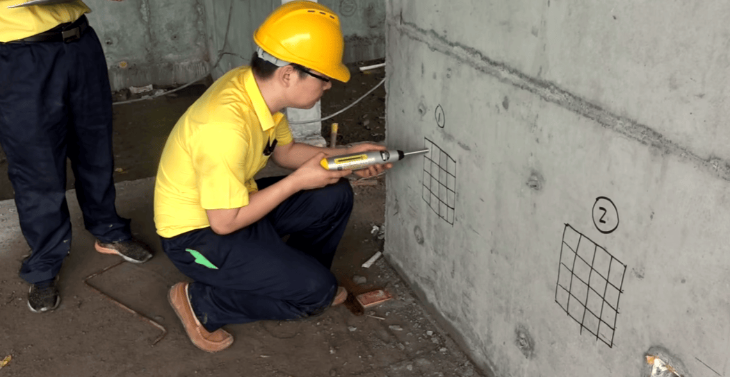 如何布置回弹仪测定混凝土强度的测区