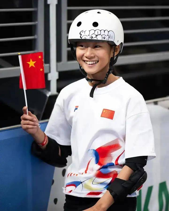 关注 | 惠州市惠城区金山湖小学滑板小将郑好好赢得巴黎奥运会滑板