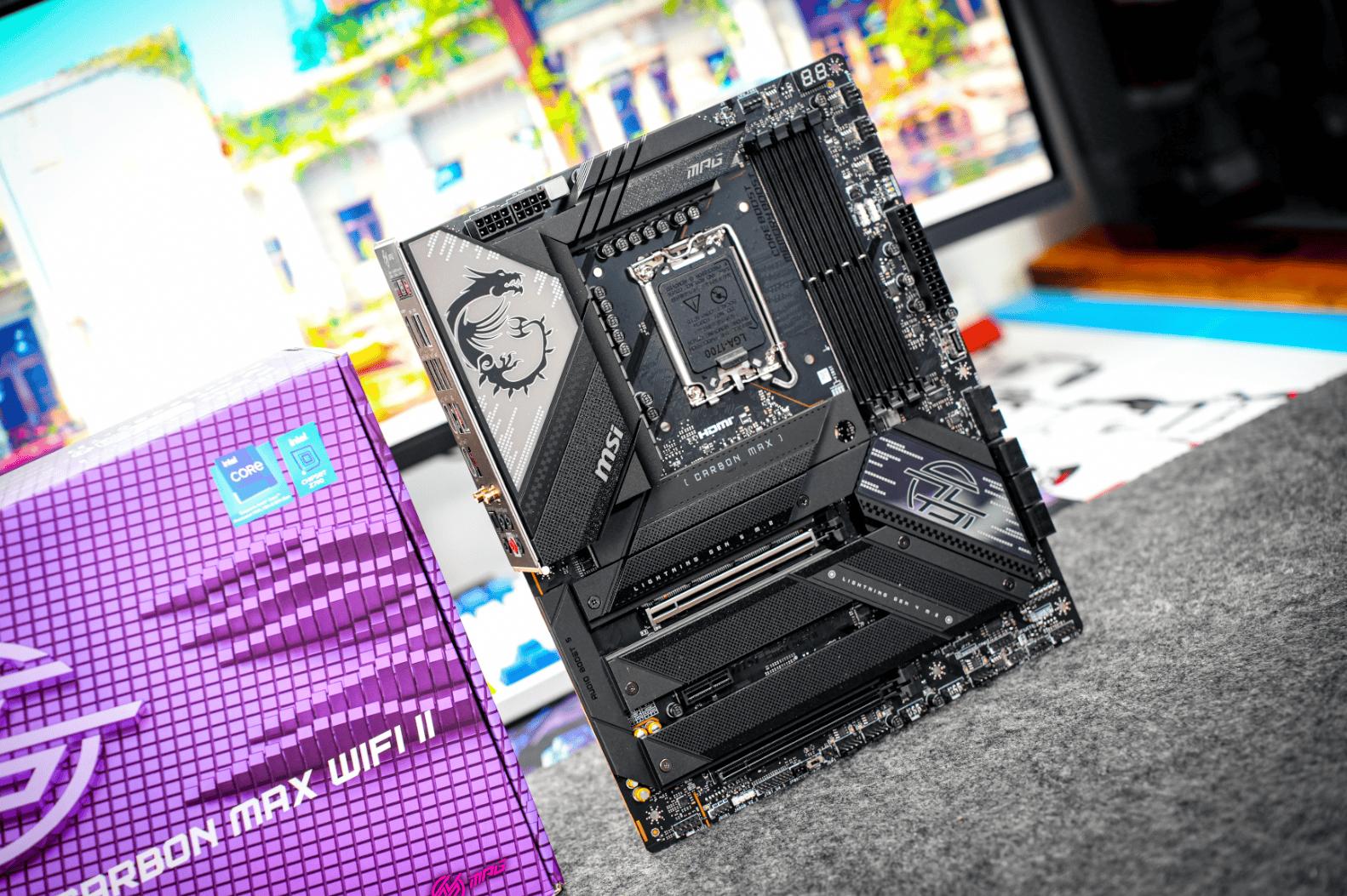 3k元段最强z790?微星mpg z790 carbon max wifi ii暗黑主板开箱 拆解