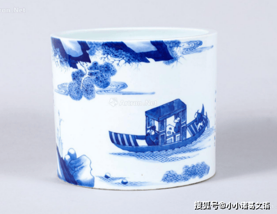 文章山斗款青花笔筒市场价格大概多少？_搜狐网