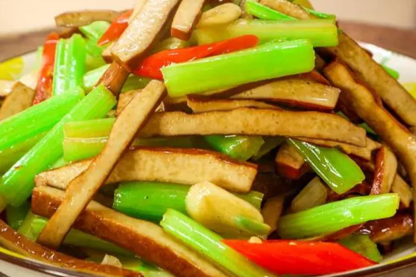 你的拿手家常菜之芹菜炒香干_个人_做法_口味