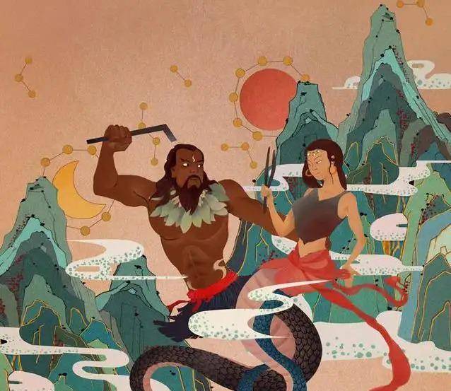 伏羲女娲,人身蛇尾,兄妹交媾,《伏羲女娲交尾图》想表达什么?