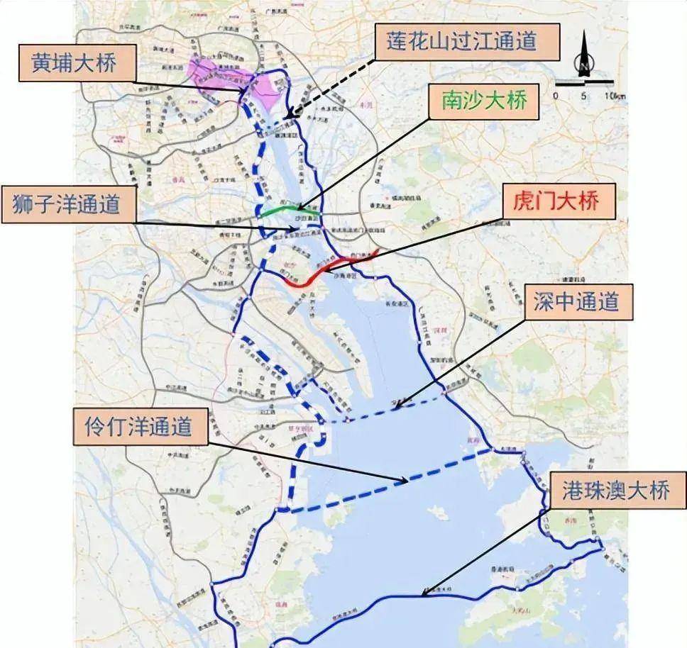 深中通道开通后,让广州,深圳,香港三大一线城市,连成一线