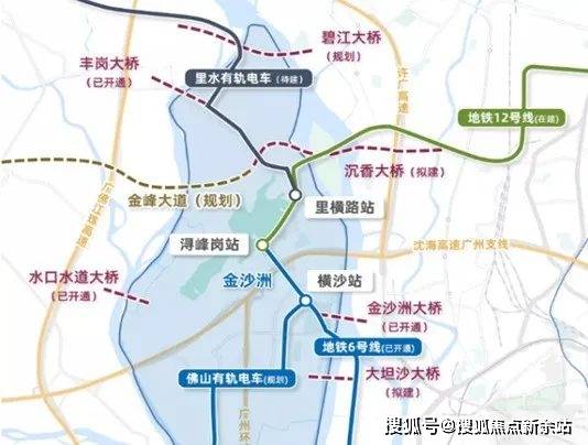 大桥,大坦沙大桥,沉香大桥(在建),同心桥(在建),水道口大桥,黄岐大桥