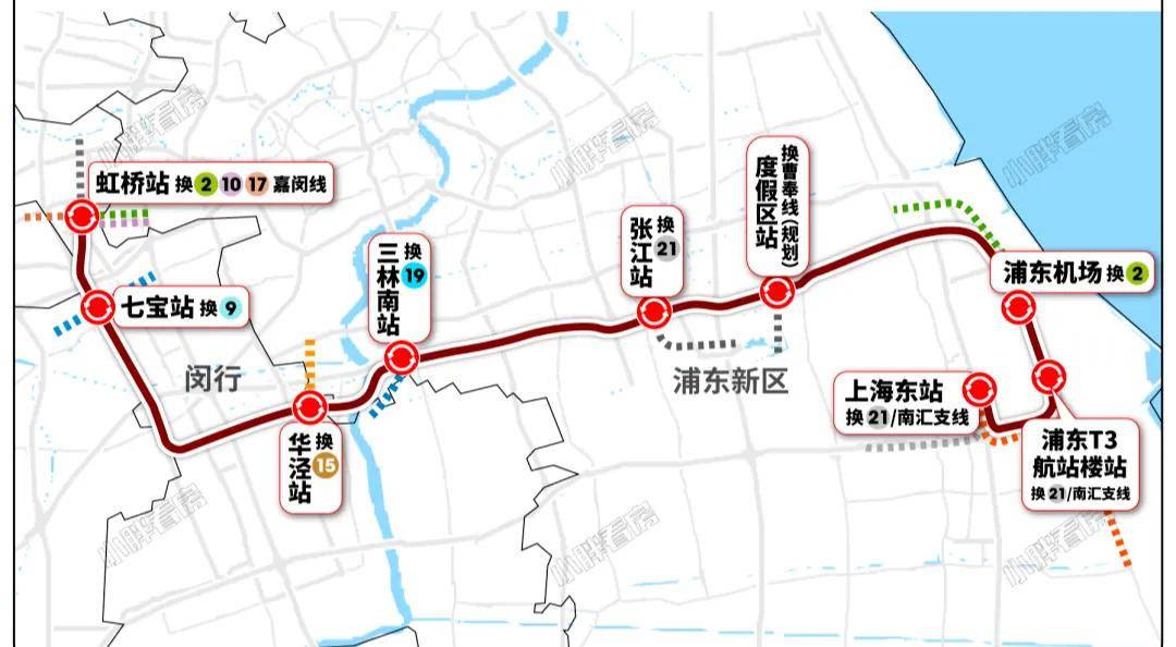 机场联络线是上海首条市域铁路,该线路时速达160公里,可极大的缩短