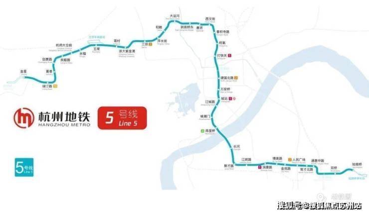 萧山地铁5号线线路图图片