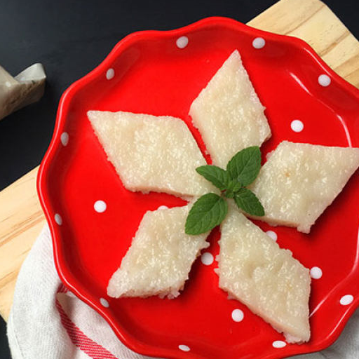 顺德伦教糕又叫广东白糖糕,口感清甜爽口弹牙