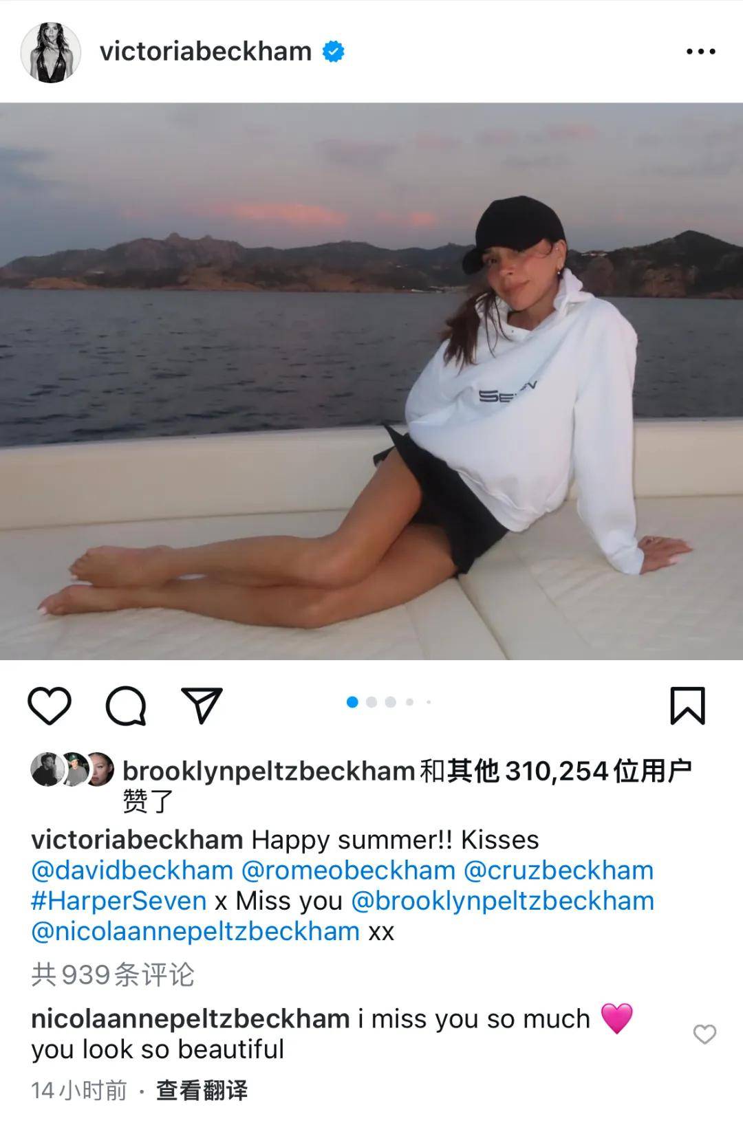 只是少了大儿子和大儿媳妇---布鲁克林和妮可拉·佩尔茨
