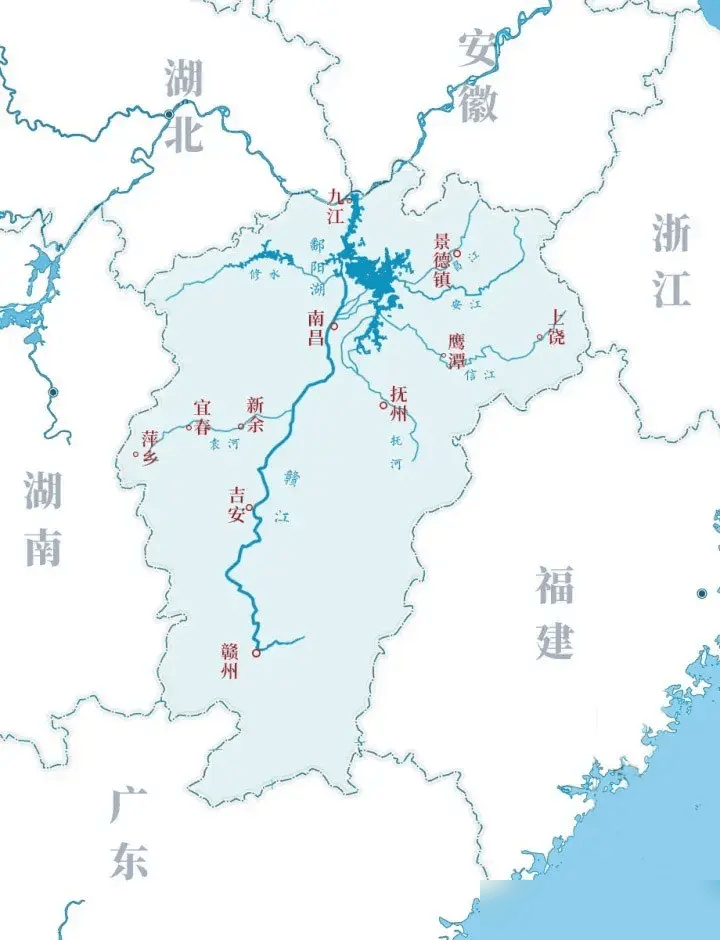 鄱阳湖地图位置图片