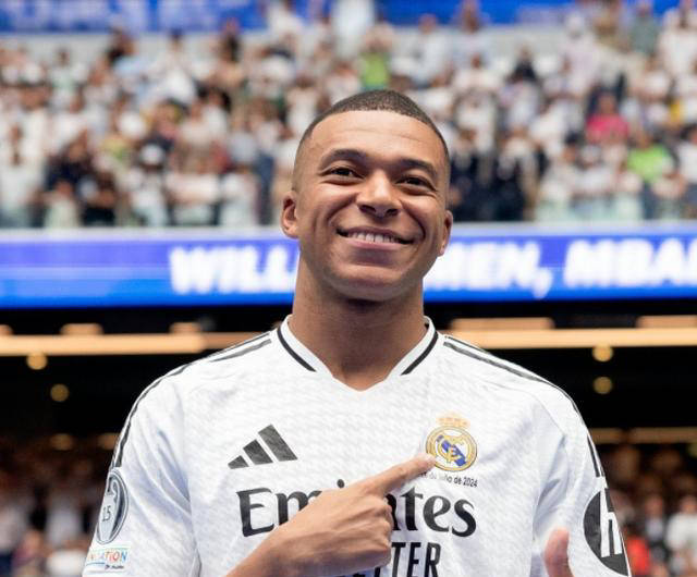 姆巴佩9号球衣畅销,加盟皇马24小时内售出90万件,仅次于梅西