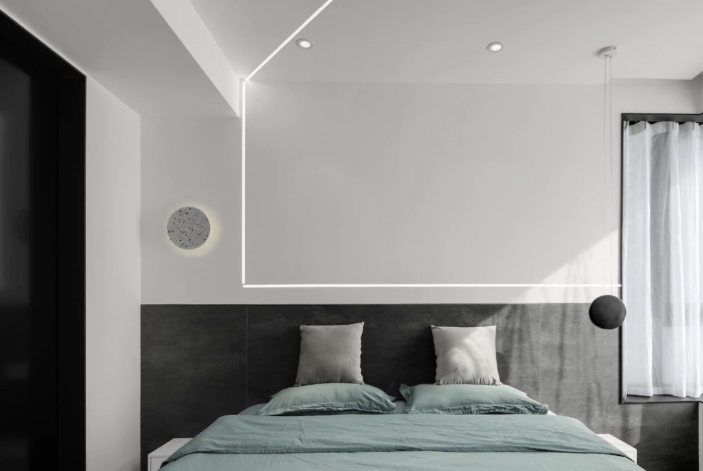 来看看这22款美到炸的床头墙吧,最后一个亮了_装饰_空间_感觉