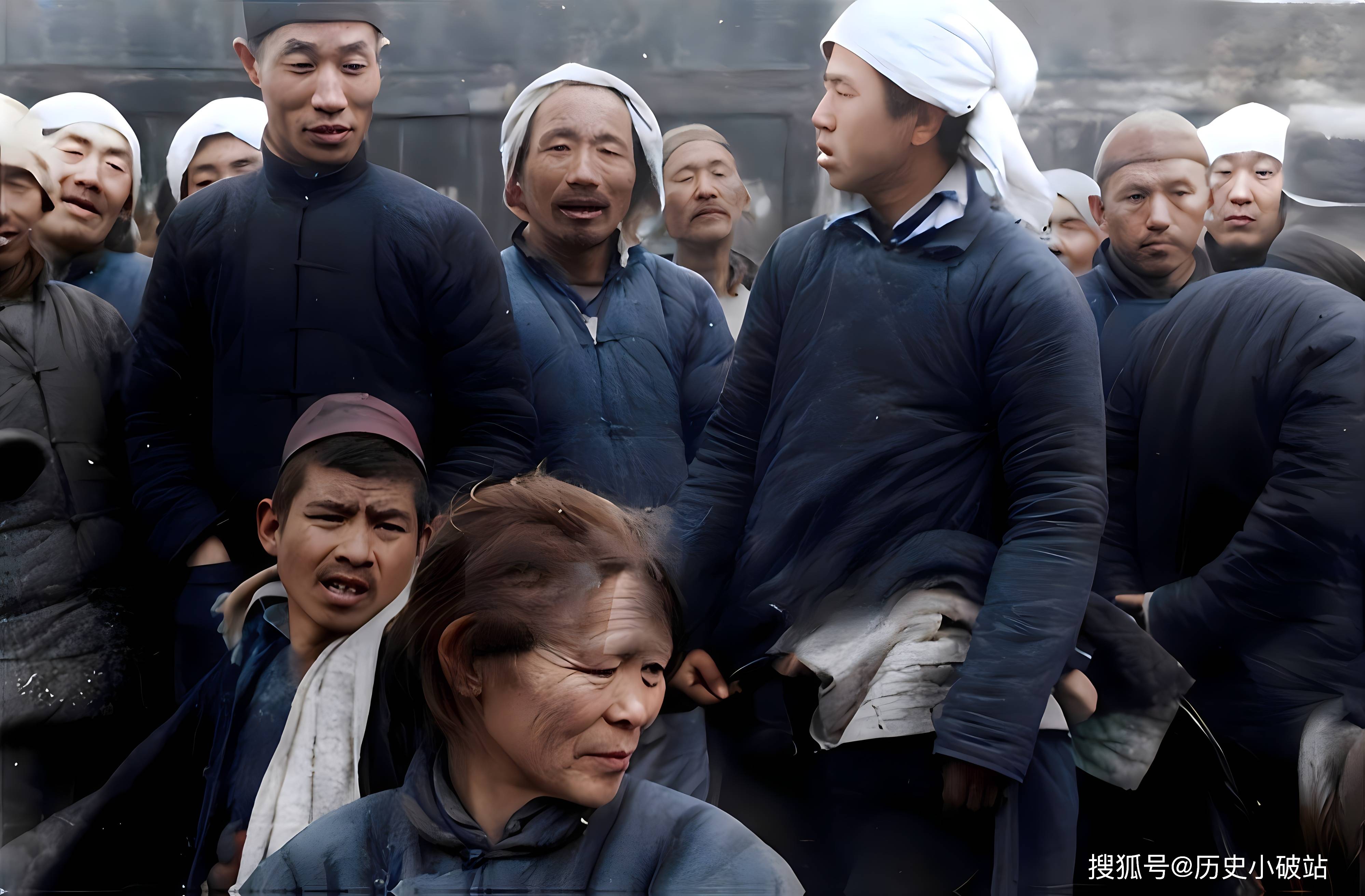 民国上色老照片 黄果树瀑布壮丽原貌;蒋介石故宫讲话引学生追崇