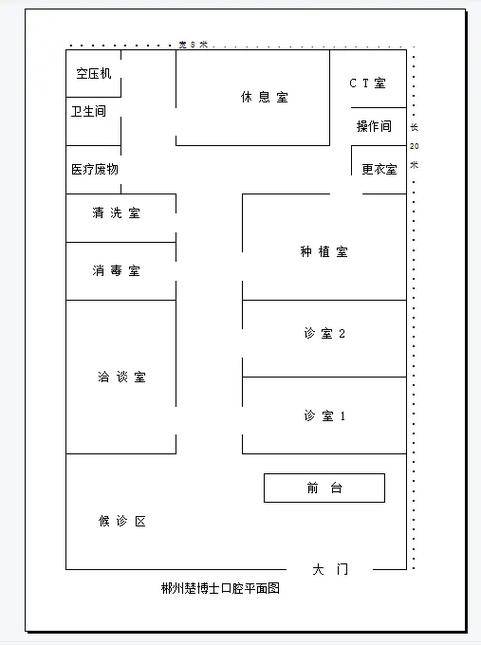 小型诊所设计平面图图片