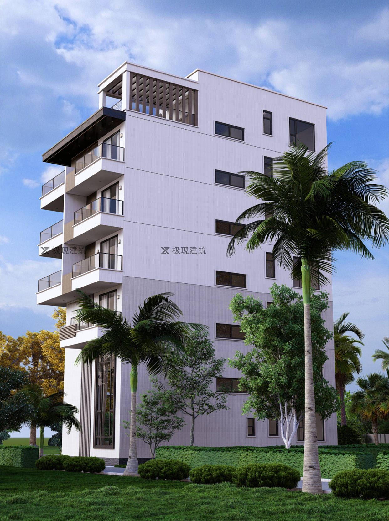 广东湛江丨六层现代风格自建别墅