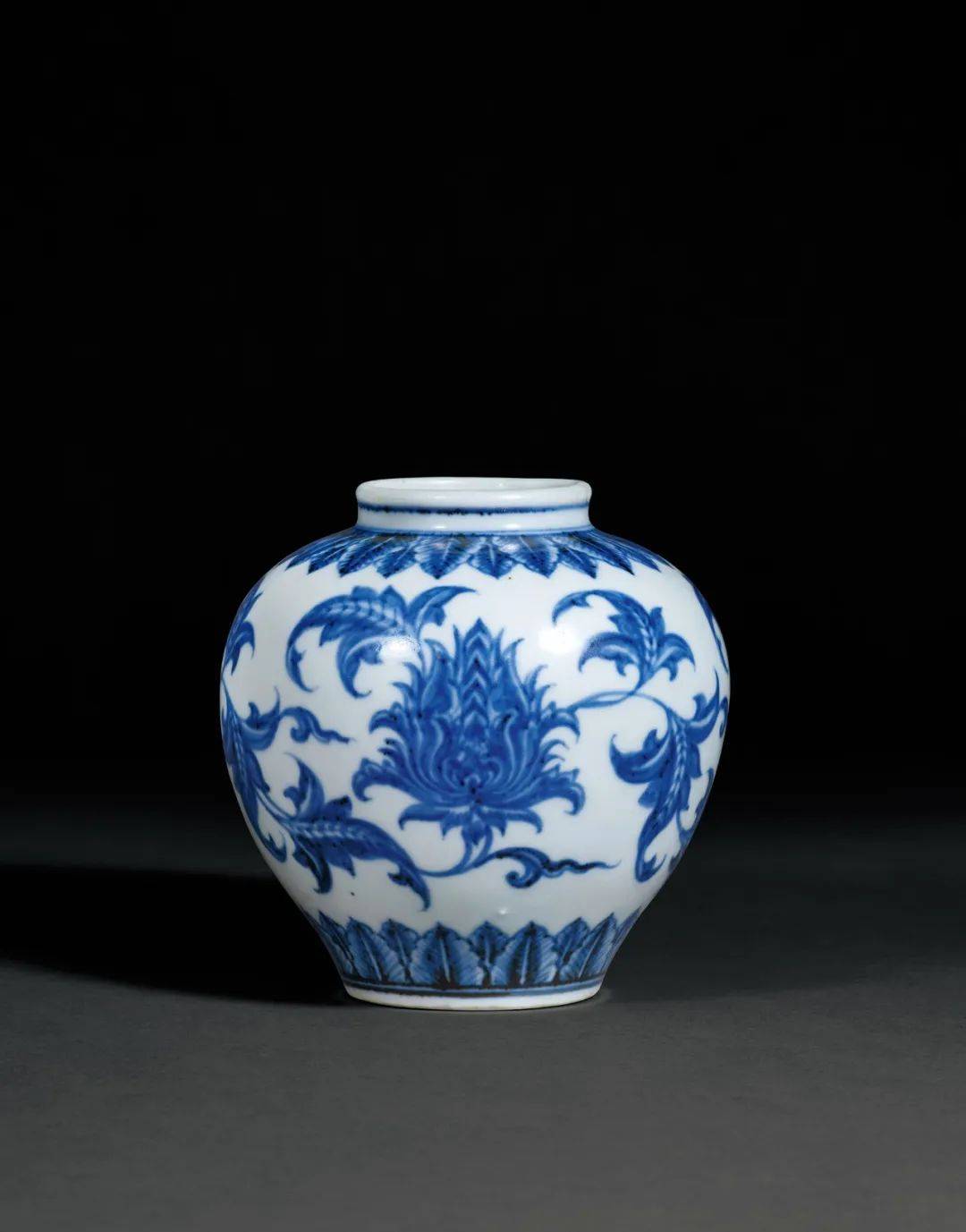 明-正徳】青花／染付 雲堂手 梅瓶 木箱 景徳鎮 涼しかっ 