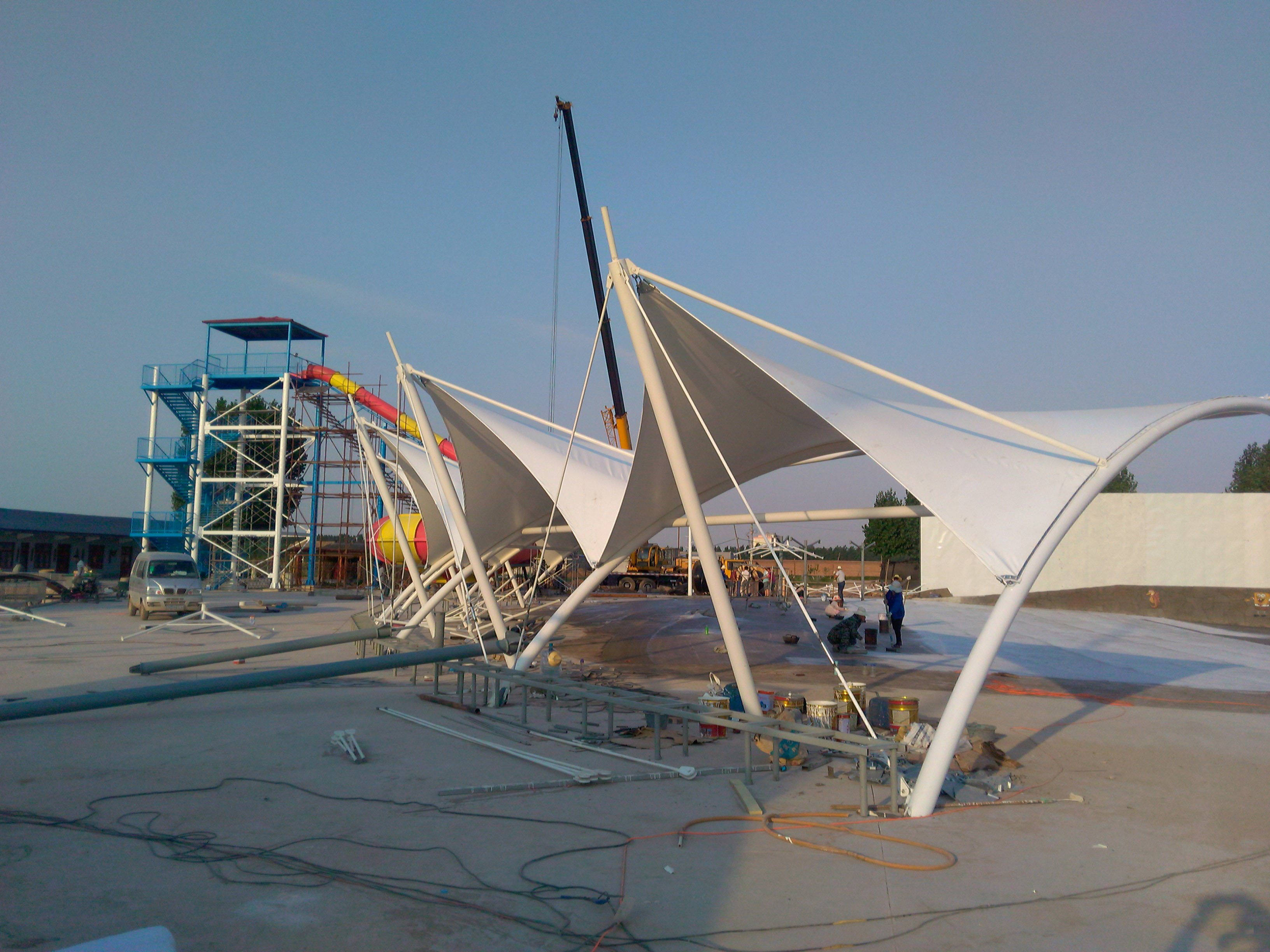 深圳远信膜结构｜景观膜结构：轻盈舞动的城市风景线