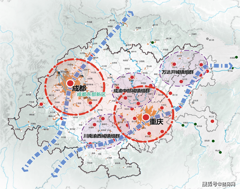 四川省东部新区规划图图片