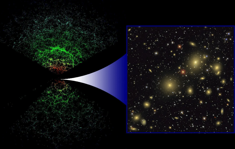 宇宙太极图超大星系图片