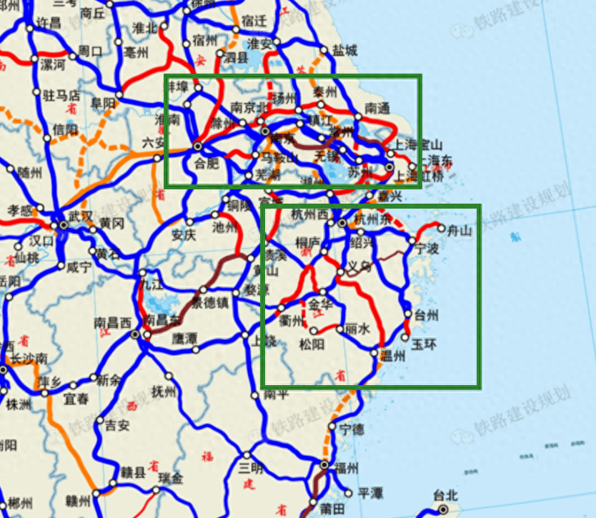 浙江高铁规划图2022图片