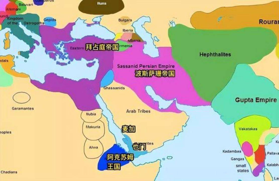 公元四世纪初战斗在东非阿克苏姆的中国士兵