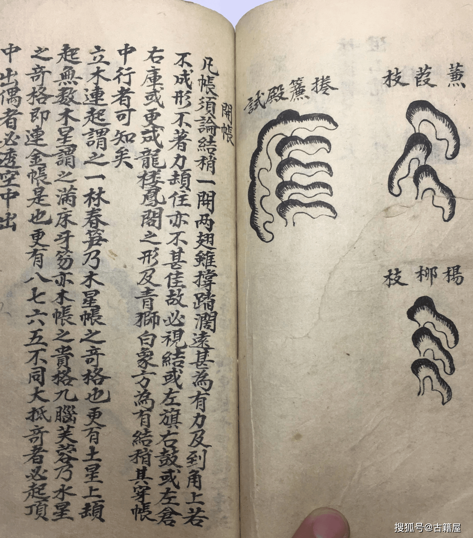 堪舆风水古籍《地学图说》清抄本