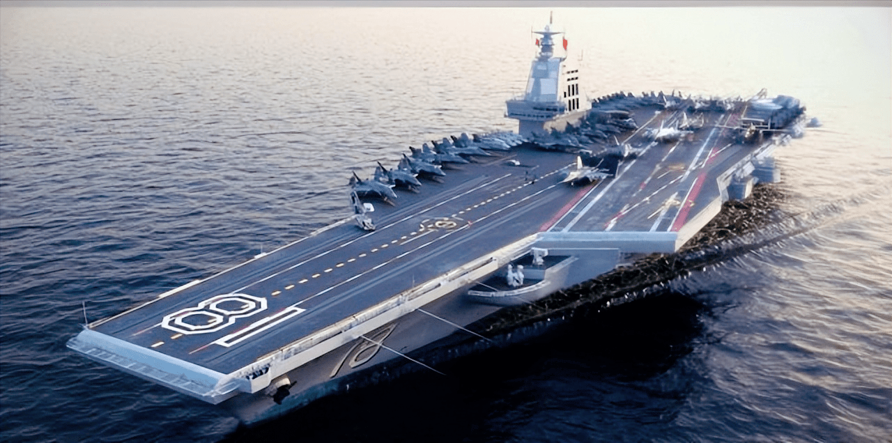 中国003超级航母,罕见的大方展示内部,自信来自强悍硬实力