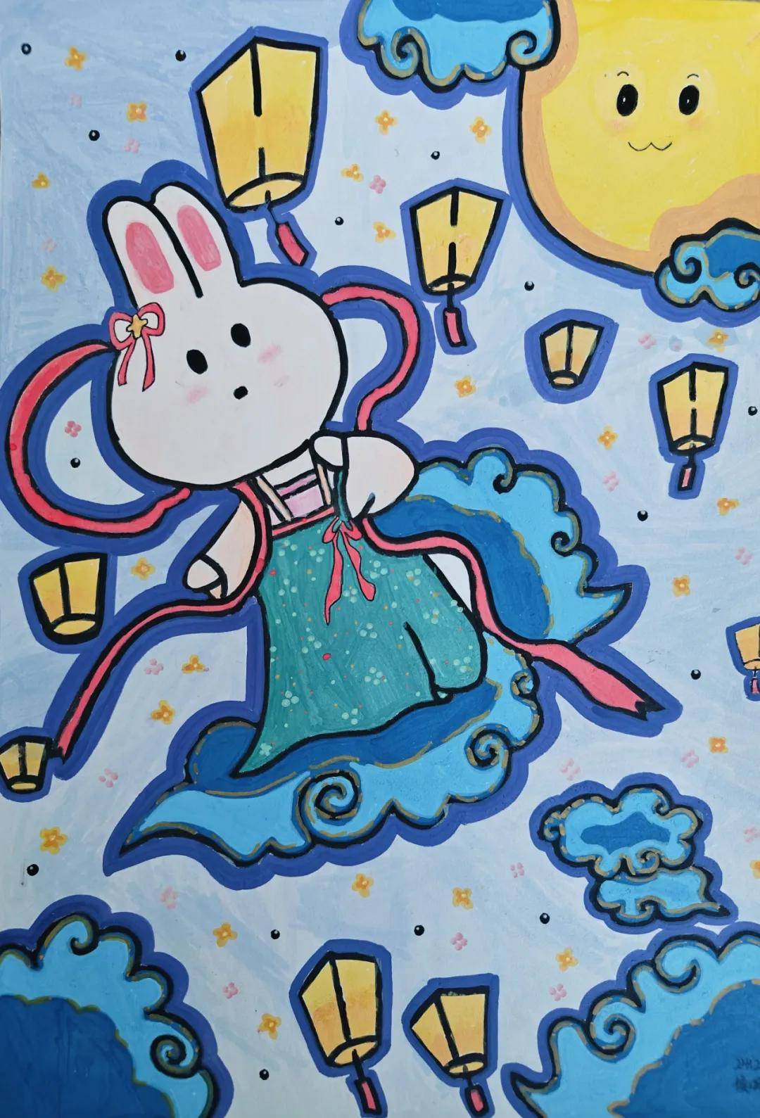 忻州市第十一中学中秋德育活动作品展示