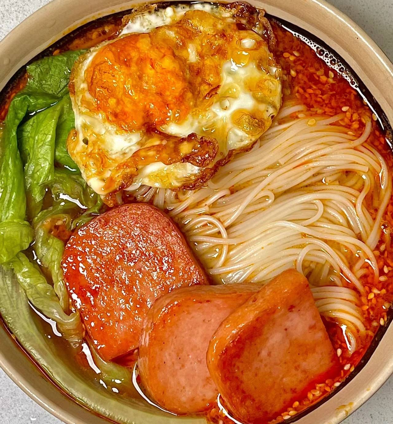 陕西特色美食——酸汤面